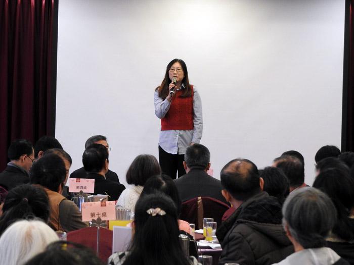 台中市政府社會局婦女福利及性別平等科王麗馨科長代表盧市長出席致詞