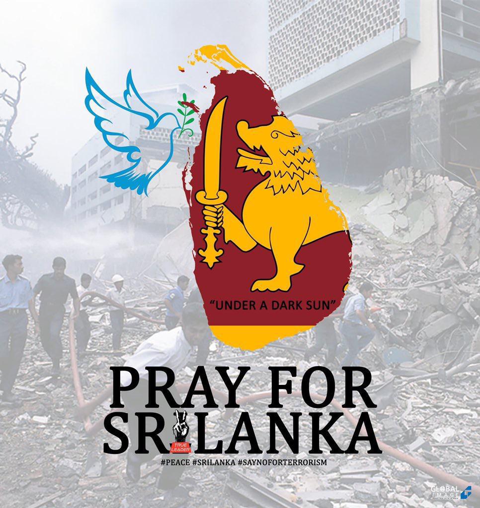 社群媒體發起pray for srilanka的代祷活動。(來源:twitter)