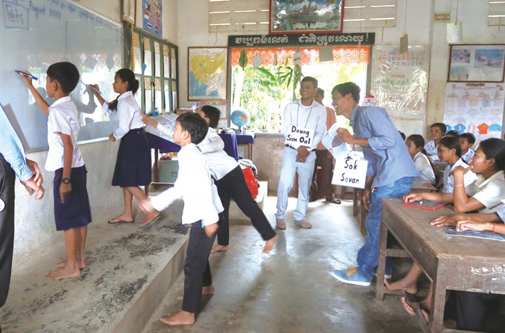 中原大學師生持續回訪柬埔寨暹粒省波克縣偏鄉進行「村落英文種子教師工作坊」服務
