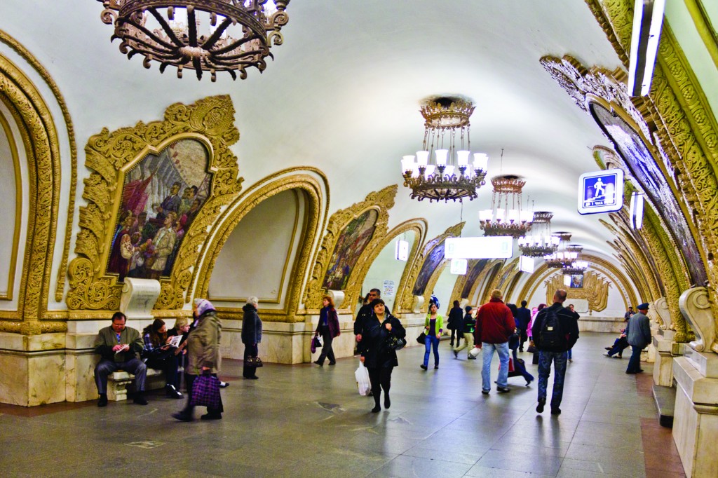 ↑莫斯科地鐵（來源：維基）