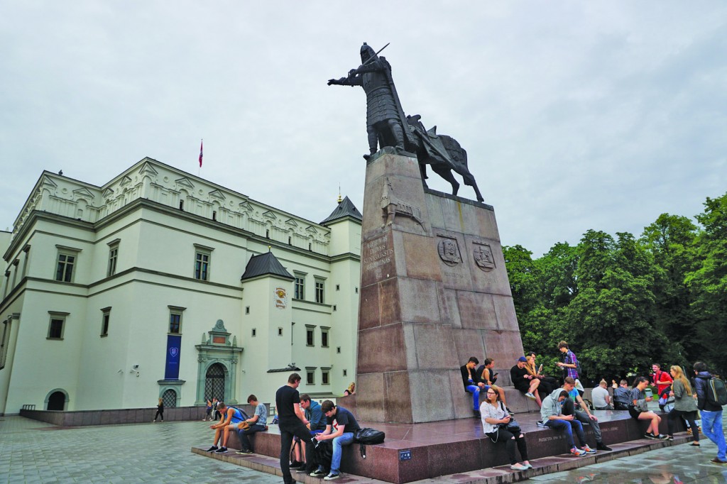 ↑蓋迪米納斯大公和狼的雕像