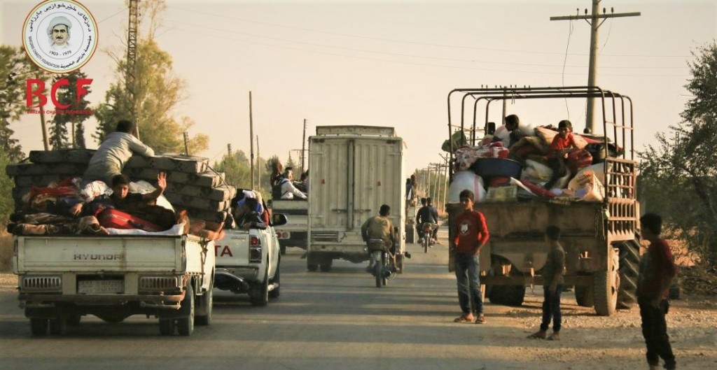 庫德族被迫逃難。（圖片來源：Barzani Charity Foundation, bcf.krd）