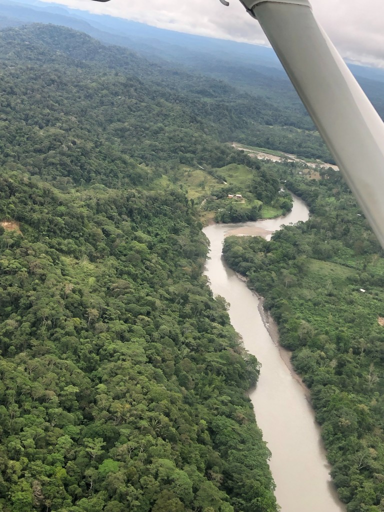 飛機上俯瞰亞馬遜流域