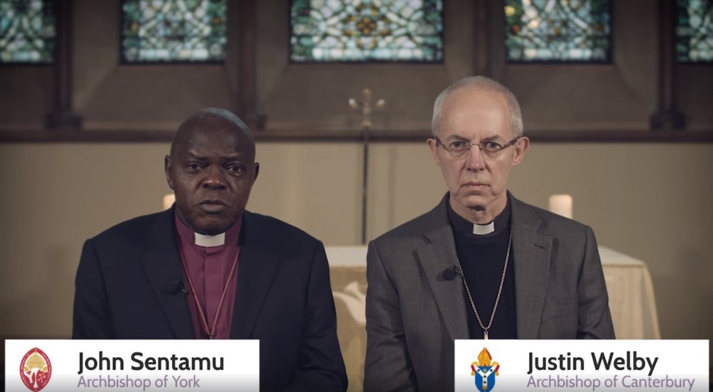 坎特伯雷大主教韋爾比（Justin Welby）和約克大主教山塔穆（John Sentamu）博士。（圖／The Church of England）