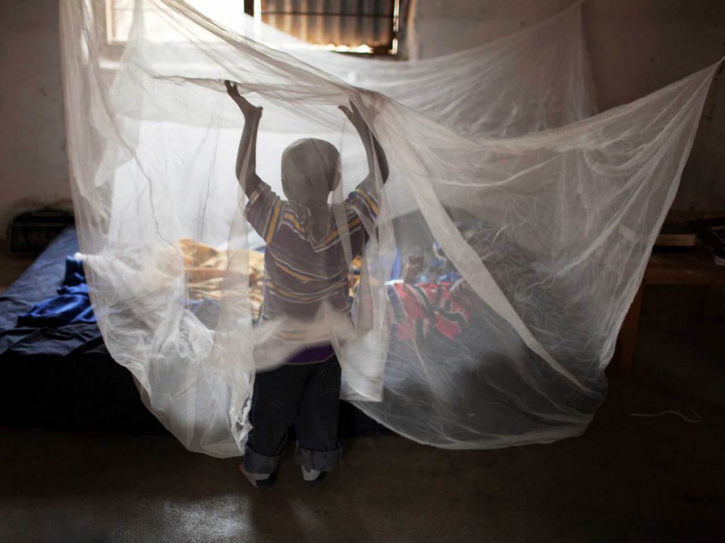 基督教救助會推動送奈及利亞和剛果兒童蚊帳，以避免他們得到瘧疾（圖／christianaid.org.uk）