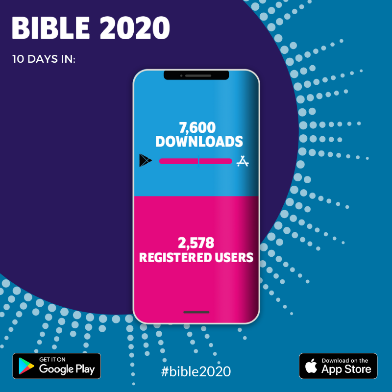 Bible 2020 APP(圖片來源：Bible 2020 Facebook）