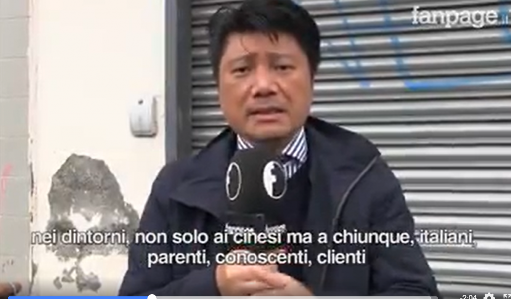 意大利拿坡里城市華人社區發言人表示，與當地華人教會合作發送口罩給有需要的人。（圖/Noistranieri GH臉書）