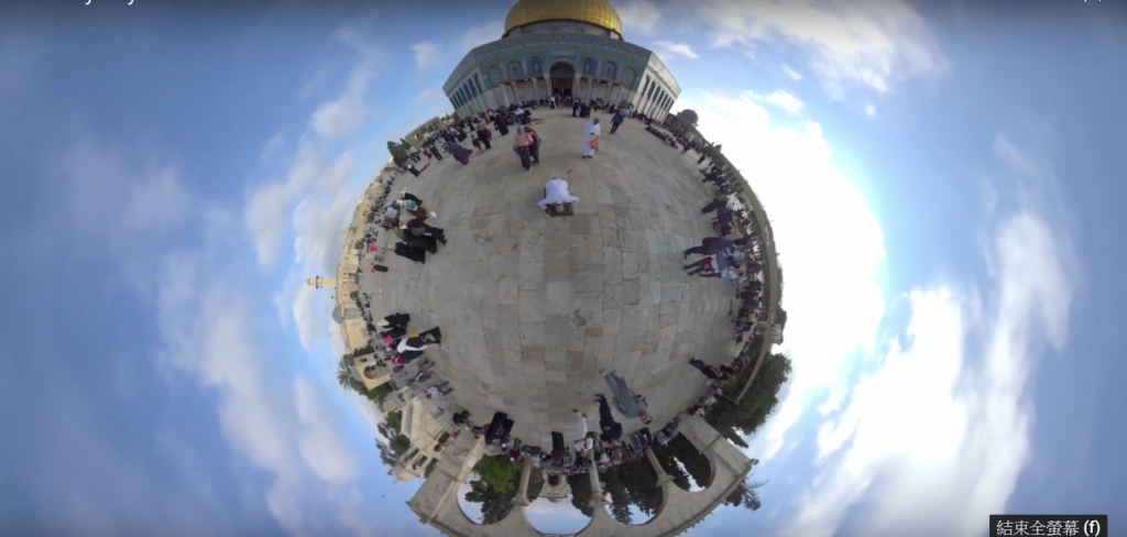 大衛城博物館虛擬實境技術360度呈現耶城風貌。（圖／tod.org.il）