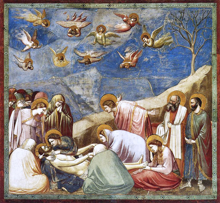 No. 36 Scenes from the Life of Christ: 20. Lamentation (The Mourning of Christ) by Giotto di Bondone