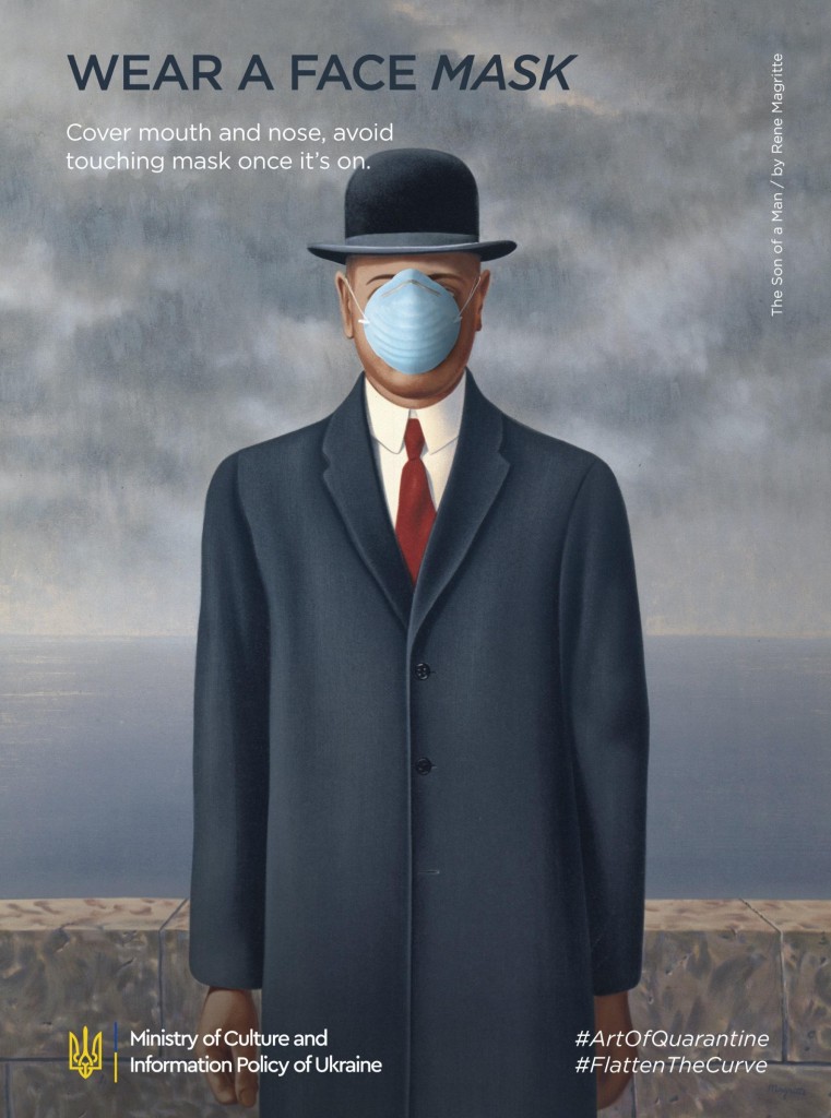雷內．馬格利特（Rene Magritte） —《人子》（The Son of A Man）（圖片來源：adsoftheworld.com）