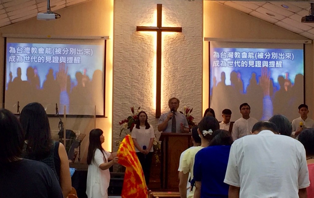 台南和順教會全球禱告日。 （和順長老教會提供）