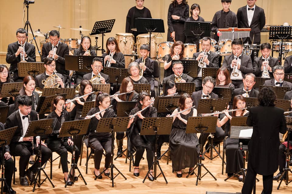 台中市民管樂團「市民之聲」音樂會。(周道陽牧師臉書)