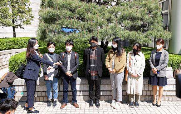 曾以琳的神學院同學、教會友人不離不棄，盼喚醒韓國社會對酒駕的重視。(受訪者提供)